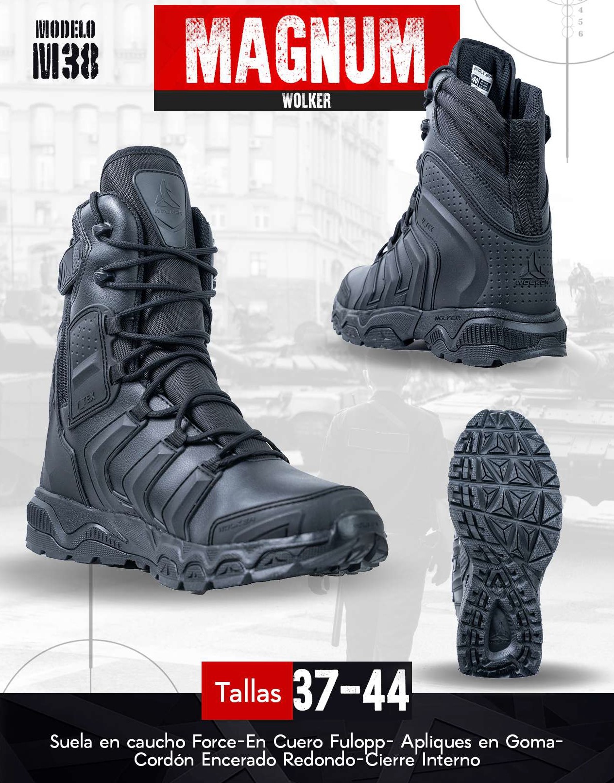 BOTAS WOLKER MAGNUM 43+